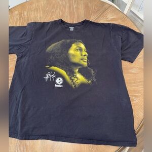 Reebok Troy Polamalu Steelers Crew Neck Tee